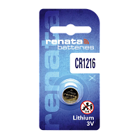 Батарейка Renata CR1216 BL1 Lithium 3V (10/300/2400)