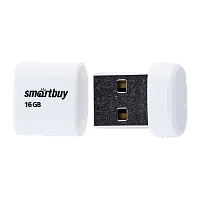 Флеш-накопитель Smartbuy Lara 16GB USB2.0 пластик белый