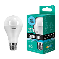 Лампа светодиодная Camelion A65 E27 25W 4500К 170-265V груша матовая (1/10/100)