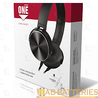 Наушники полноразмерные Smartbuy ONE с микр. черный (1/60) 