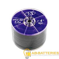 Диск DVD-RW VS 4.7GB 4x 50шт. cake box 