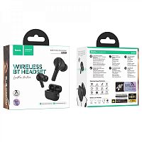 Наушники внутриканальные HOCO EQ9 bluetooth 5.3 с микр. черный (1/14/140) 