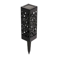Светильник садово-парковый Космос 0.6W LED IP44 штырь солнечная батарея черный (1/24)