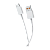 Кабель GFPower 21T USB (m)-Type-C (m) 1.0м 2.4A ПВХ белый (1/200/800)