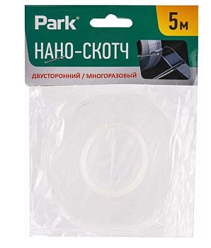 Нано-лента Park акрил 5м*20мм двусторонняя прозрачный (1/12/144)