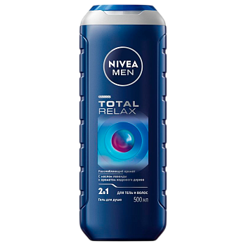 Гель для душа мужской Nivea Total Relax 500мл