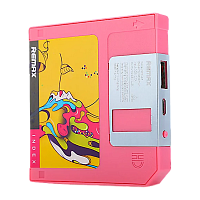 Внешний аккумулятор Remax RPP-17 Floppy Disk 5000mAh 1.5A 1USB розовый