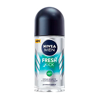 Дезодорант мужской Nivea FRESH KICK роликовый 50мл (1/30)