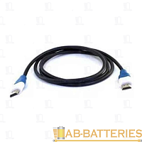 Кабель Smartbuy К-252 HDMI (m)-HDMI (m) 5.0м силикон ver.1.4 стаб.напр. черный (1/12)