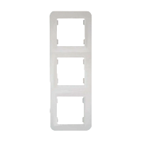 Рамка Makel Lillium 3пост. вертикальная 71033 (1/20)