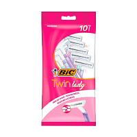 Бритва одноразовая BIC "Twin Lady" 2 лезвия 10шт. (1/10) 