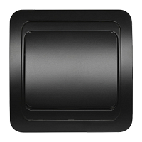 Выключатель Smartbuy 1-клавишный 10А черный "Марс"