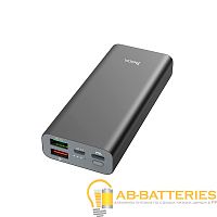 Внешний аккумулятор HOCO J51 10000mAh 2.0A 2USB/Type-C QC3.0 серый (1/34)