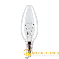 Лампа накаливания Без бренда E12 25W 220-240V свеча DP-704 прозрачная