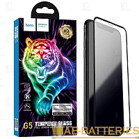 Защитное стекло HOCO G5 для Apple iPhone X/XS/11Pro 2.5D 0.33мм глянцевое 10шт черный (1/36)  | Ab-Batteries | Элементы питания и аксессуары для сотовых оптом