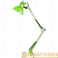 Светильник настольный Camelion KD-312 40W 230V E27 струбцина зеленый (1/12)