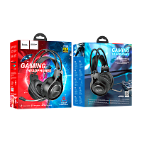 Наушники полноразмерные HOCO W106 Tiger с микр. игровые черный (1/30)