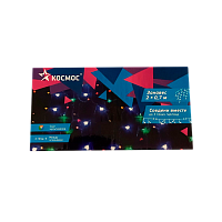 Гирлянда Космос "Бахрома" 100LED 2x0.7м схема нитей 4/8/6/7 мульти (1/24) 