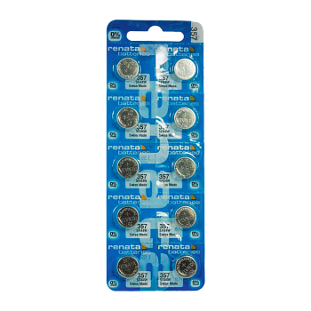 Батарейка Renata 357 (SR44W) BL10 Silver Oxide 1.55V (10/100) 