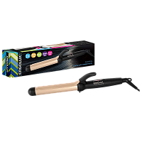 Щипцы для завивки волос Ergolux ELX-CI02-C64 23W керамика золотой черный (1/24) 