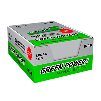 Батарейка GREEN POWERlab LR6 AA БОКС96 Щелочная 1.5V (96/384)