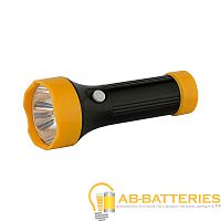 Фонарь универсальный Ultraflash 5002-ТН 4LED от батареек черный (1/25/200)