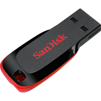 Флеш-накопитель SanDisk Cruzer Blade CZ50 128GB USB2.0 пластик черный