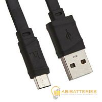 Кабель HOCO X5 USB (m)-microUSB (m) 1.0м 2.4A ПВХ черный (1/30/300)
