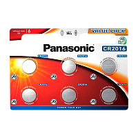 Батарейка Panasonic Power Cells CR2016 BL6 Lithium 3V (6/120/480) 
