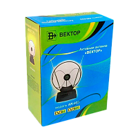 ТВ-Антенна комнатная Вектор AR-033 активная с питанием с усилителем DVB-T/T2 (1/10)