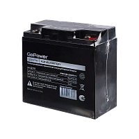 Аккумулятор свинцово-кислотный GoPower LA-12170 12V 17Ah клеммы под болт M5 (1/2)
