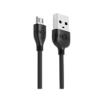 Кабель Proda PD-B05i USB (m)-Lightning (m) 1.2м 2.1A силикон черный