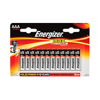 Батарейка Energizer MAX+Power seal LR03 AAA BL12 Alkaline 1.5V (12/144)