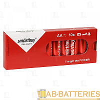 Батарейка Smartbuy LR6 AA BOX10 Alkaline 1.5V (10/300)
