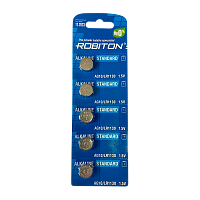 Батарейка ROBITON STANDARD R-AG10-0-BL5 (0% Hg) AG10 LR1130 389 189 LR54 BL5