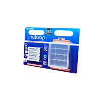 Аккумулятор предзаряженный RTU Panasonic HR03 AAA BL4 NI-MH eneloop 750mAh пласт. футл. (4/40/160)