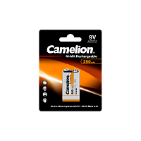 Аккумулятор бытовой Camelion Крона 6F22 9V BL1 NI-MH 250mAh (1/12/240)