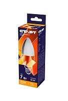 Лампа светодиодная Старт B35 E14 7W 2700К 220V свеча WS матовая (1/10/100)