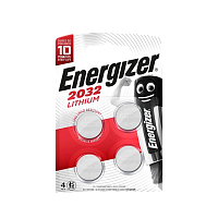 Батарейка Energizer CR2032 BL4 Lithium 3V (4/40/560) 
