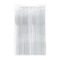 Нож AVIORA прозрачный, премиум, 50 шт/уп, полистирол (цена за штуку) (50/2500)