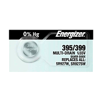 Батарейка Energizer 395/399 BL1 Silver Oxide 1.5V 0%Hg (1/10/100/1000) 