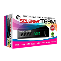 Приставка для цифрового ТВ Selenga T69M DVB-T/T2/C черный (1/20)