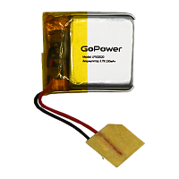 Аккумулятор Li-Pol GoPower LP502020 PK1 3.7V 150mAh с/з (1/10)