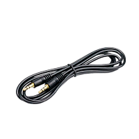 Кабель AUX Atcom Jack 3.5mm (m)-Jack 3.5mm (m) 1.5м силикон черный (1/10/200) 