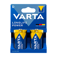 Батарейка Varta LONGLIFE POWER (HIGH ENERGY) LR20 D BL2 Alkaline 1.5V (4920) (2/12/60)