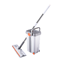 Швабра для пола Defender CM-405 141.5см телескопическая с ведром и насадкой 2шт. серый (1/3) 