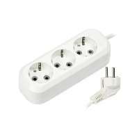 Удлинитель Smartbuy NEW 3р.С/З 16A 5.0м ПВС 3x1мм² белый (1/40)