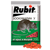 Гранулы Рубит Зоокумарин+ сыр 200г (1/35)