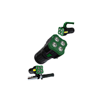 Фонарь прожектор Космос 902Lit 4WSMDLED+3WCOBLED от аккум IP54 4 режима т.сер/зел (1/12/48)