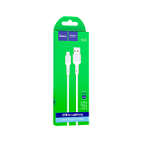 Кабель HOCO X65 USB (m)-Lightning (m) 1.0м 2.4A TPE белый (1/31/310)